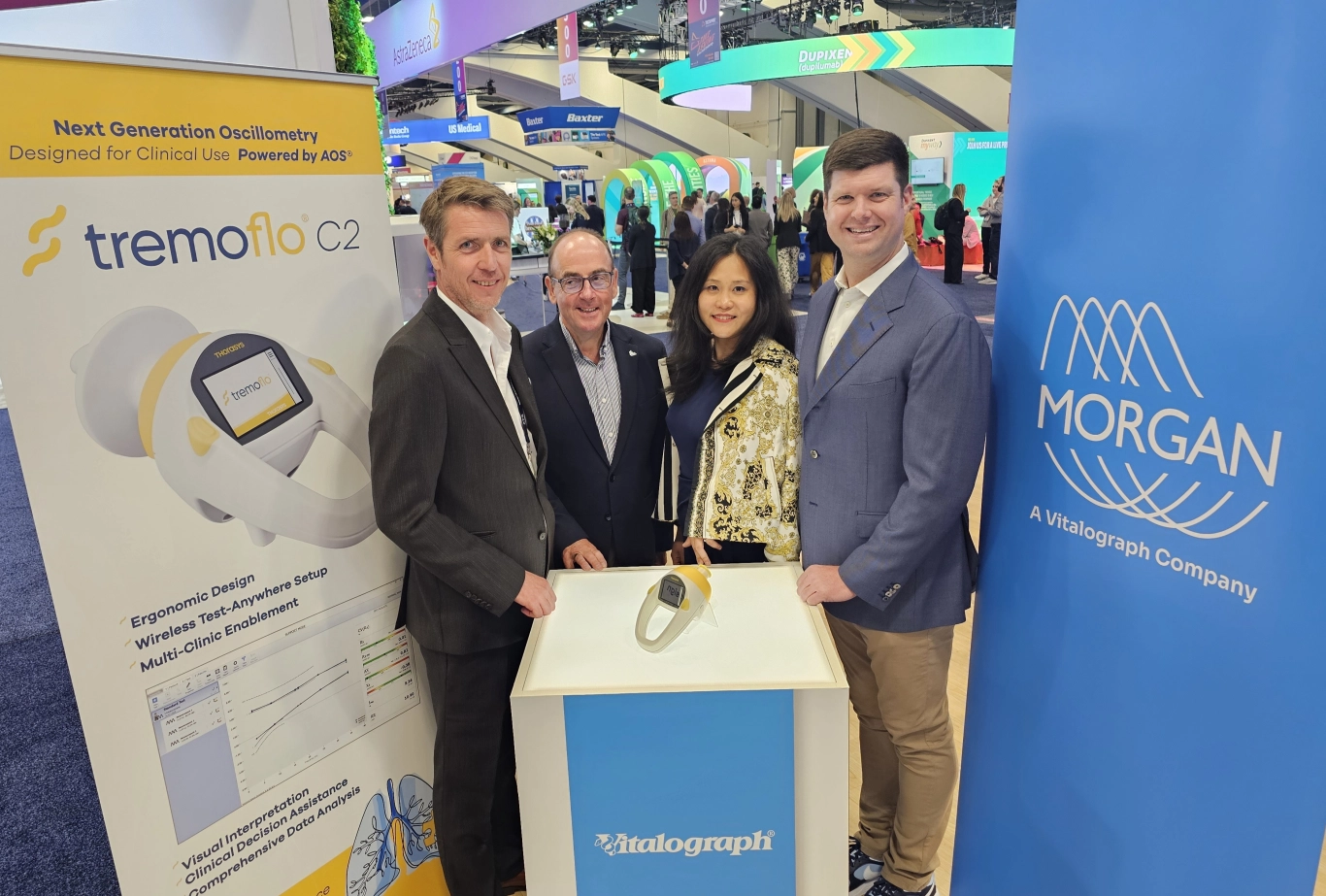 Christian Gossmann, Frank Keane, Doreen Miao and Gareth Morgan at ATS 2025