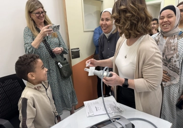 Cairo University Alpha Spirometer Donation