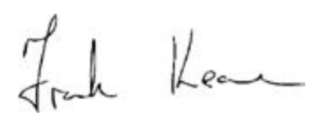 Frank Keane Signature