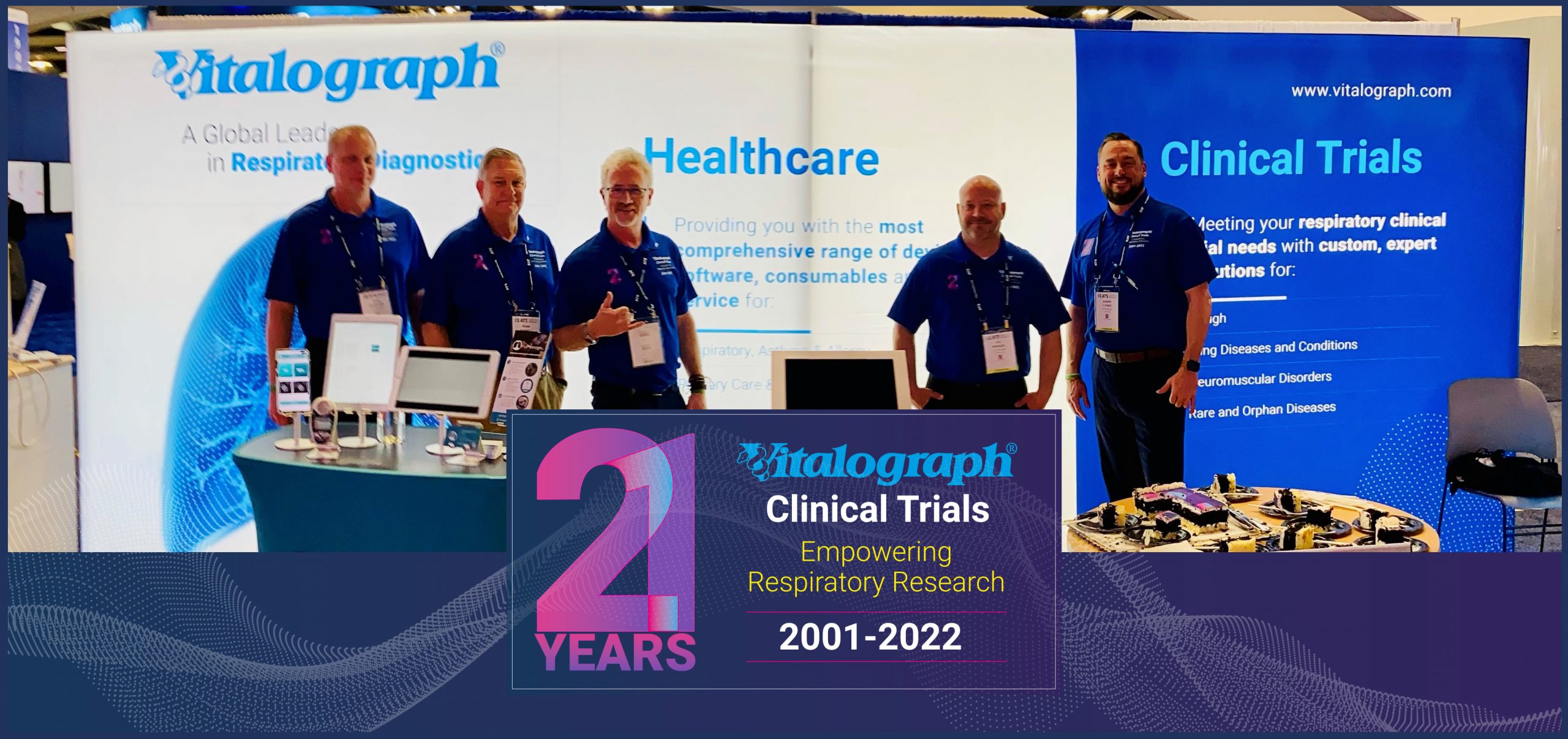 Vitalograph | Vitalograph celebrates 21 Years as a clinical trials service provider and reveals key to its success