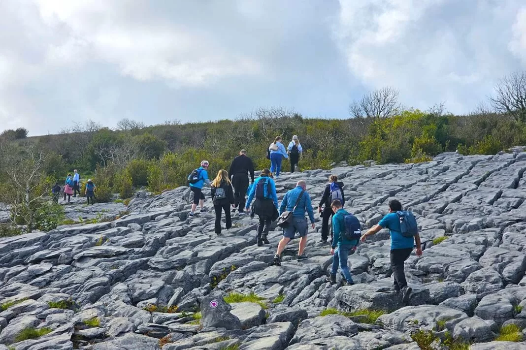 Vitalograph | Vitalograph team treks the Burren for Asthma Society of Ireland